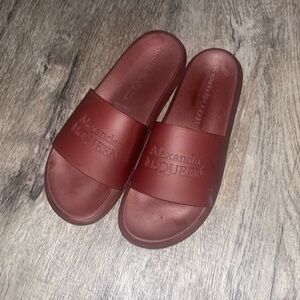 Mens Alexander McQueen Slides